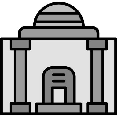 Yapı ve mimarinin vektör simgesi