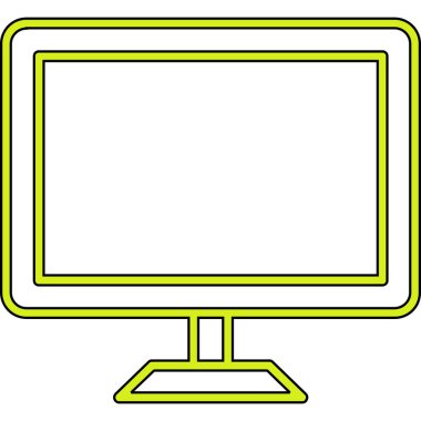 bilgisayar monitöründe boş ekran simgesi