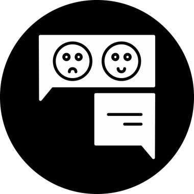 konuşma kabarcığı vektör çizimi