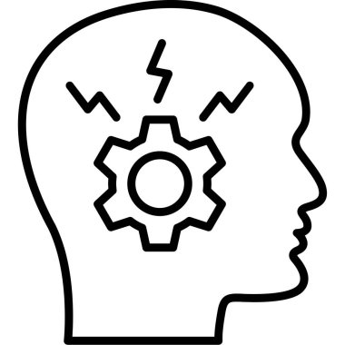 dişli simgesi vektör illüstrasyonu