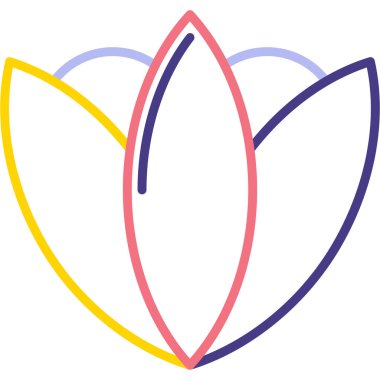 Lale simge vektör çizim