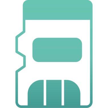 Yakıt simgesi, vektör çizimi