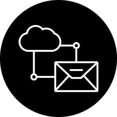 bulut hesaplama vektörü simgesi