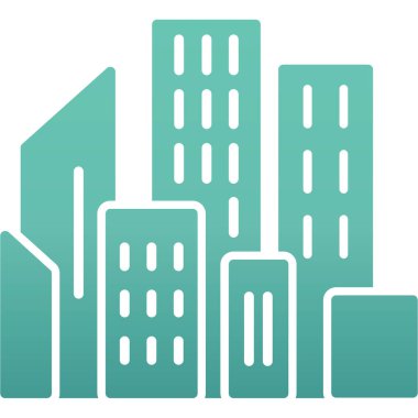 şehir vektör illüstrasyonu oluşturuluyor