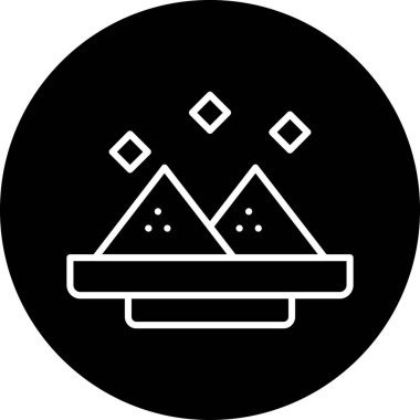 Gıda simgesinin vektör illüstrasyonu