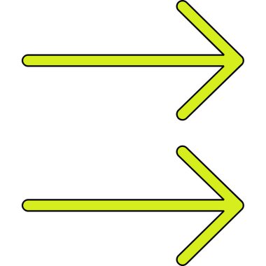 ok simgesi vektör illüstrasyon tasarımı