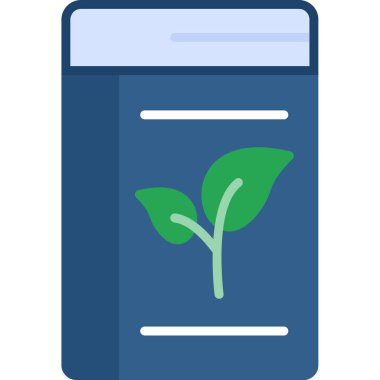 Bitki. Web simgesi basit illüstrasyon