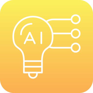 Yapay zeka robot simgesi