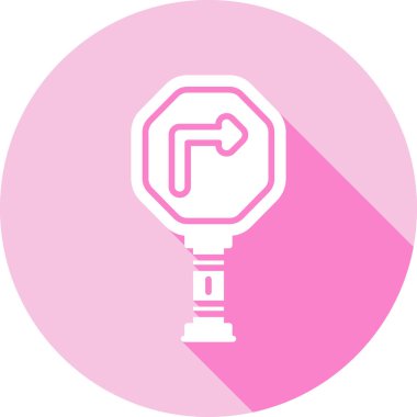 Ampul. Web simgesi basit illüstrasyon