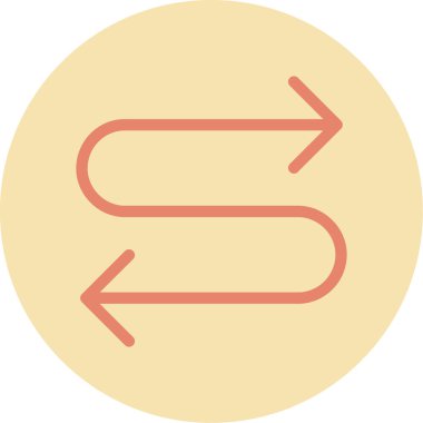 Yön oku. Web simgesi basit tasarım