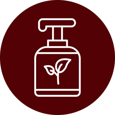 Kırmızı yapraklı bir çiçeğin vektör çizimi