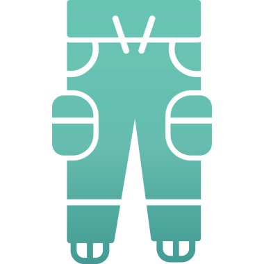 Hokey ekipmanları ikonu. Web için hokey ekipmanı vektör simgelerinin basit çizimi