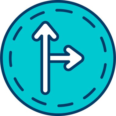 ok simgesinin vektör illüstrasyonu