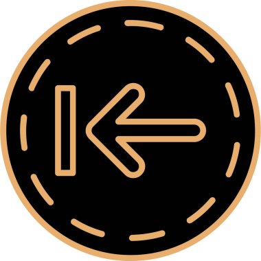 Ok. Web simgesi basit illüstrasyon