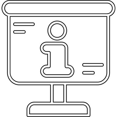 bilgi simgesi, vektör resimleme