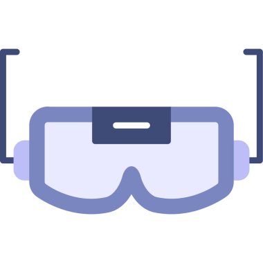 Gözlük ikonu. vektör illüstrasyonu