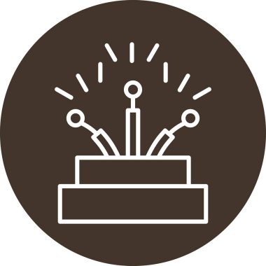 Bir robotun vektör çizimi