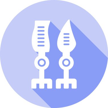 Fiş. Web simgesi basit illüstrasyon