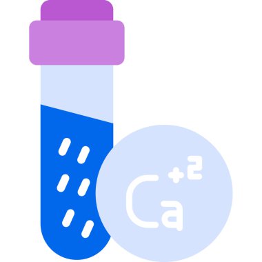 Kimyasal. Web simgesi basit illüstrasyon