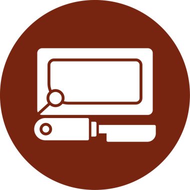 seo modern simgesinin vektör illüstrasyonu