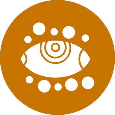 Kişisel ve ticari kullanım için göz vektörü simgesi simgesi vektör çizimi..