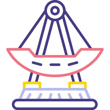 Gemi. Web simgesi basit illüstrasyon