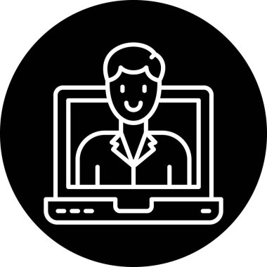 iş simgesi vektör illüstrasyonu