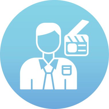 Bir doktor simgesinin vektör çizimi