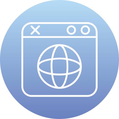 Modern simgenin vektör illüstrasyonu