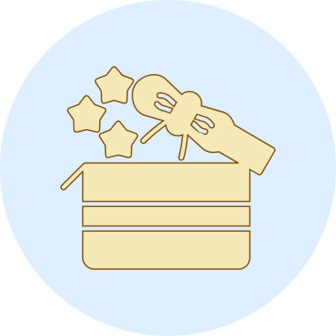 Gıda simgesinin vektör illüstrasyonu