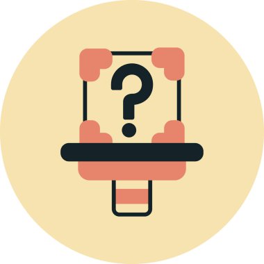 soru simge vektör çizim