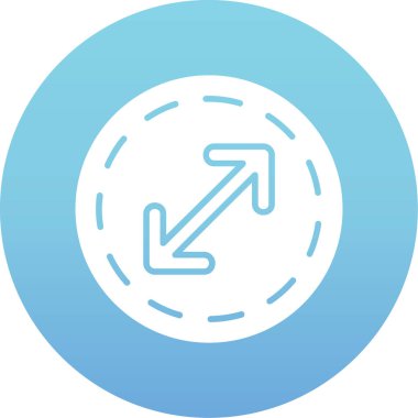 Yön. Web simgesi basit illüstrasyon