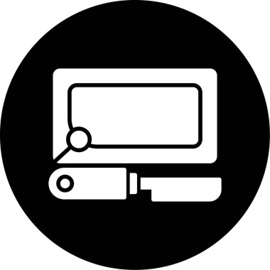 seo modern simgesinin vektör illüstrasyonu