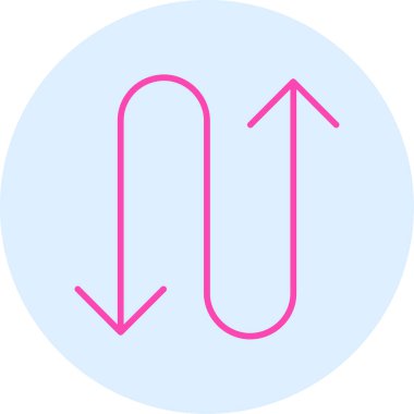 Ok. Web simgesi basit illüstrasyon