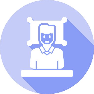 Modern eğitim ikonunun vektör illüstrasyonu