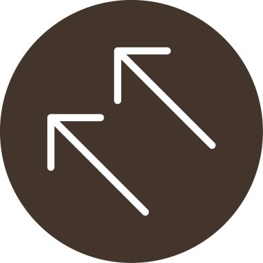 Ok. Web simgesi basit illüstrasyon