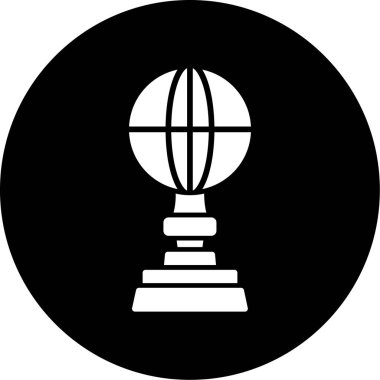 Küre. Web simgesi basit tasarım