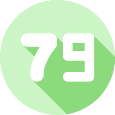 787 düz vektör simgesi