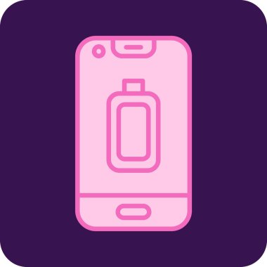 akıllı telefon simgesi vektör illüstrasyonu