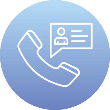 Telefon simgesi vektör illüstrasyonu