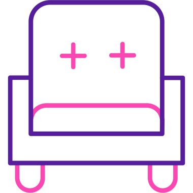 dağıtım kamyonu ikonu vektör çizimi