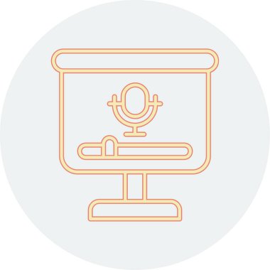 Televizyon. Web simgesi basit illüstrasyon