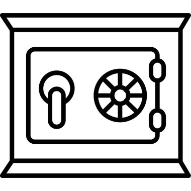 Bilgisayar ve donanımın vektör illüstrasyon simgesi