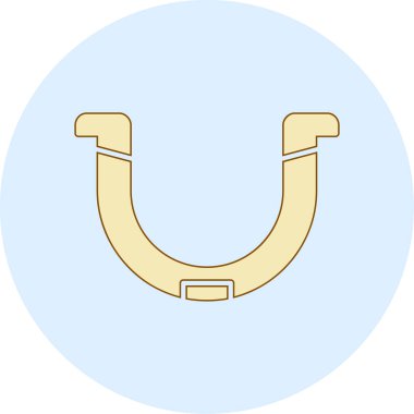 At nalı web simgesi basit illüstrasyon