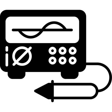 fırın ikonu vektör illüstrasyonu