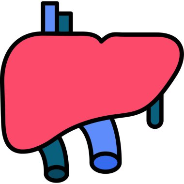 mide ikonu vektör illüstrasyonu