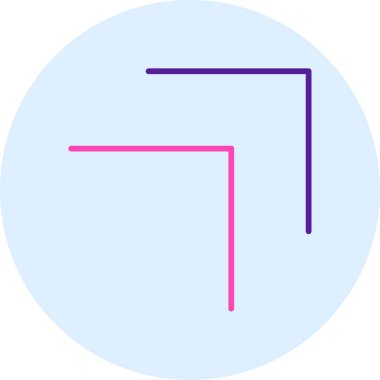 Bir bayrak simgesinin vektör illüstrasyonu