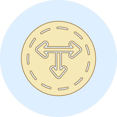 Altın paranın vektör illüstrasyonu