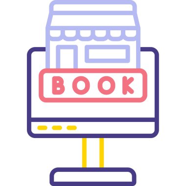 Alışveriş. Web simgesi basit illüstrasyon