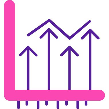 Bar çizelgesi. Web simgesi basit illüstrasyon